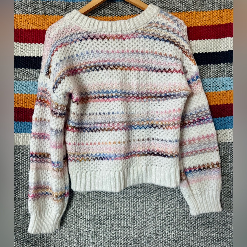 Francesca's Collections Multicolor Pullover V-Nec… - image 12